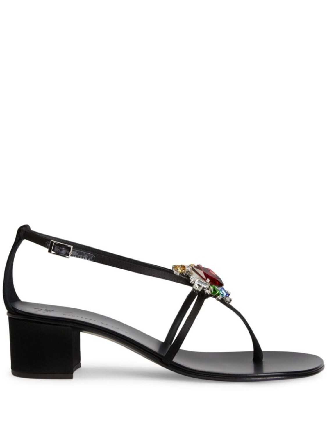 

Giuseppe Zanotti босоножки Tarassacum 40 с кристаллами, черный