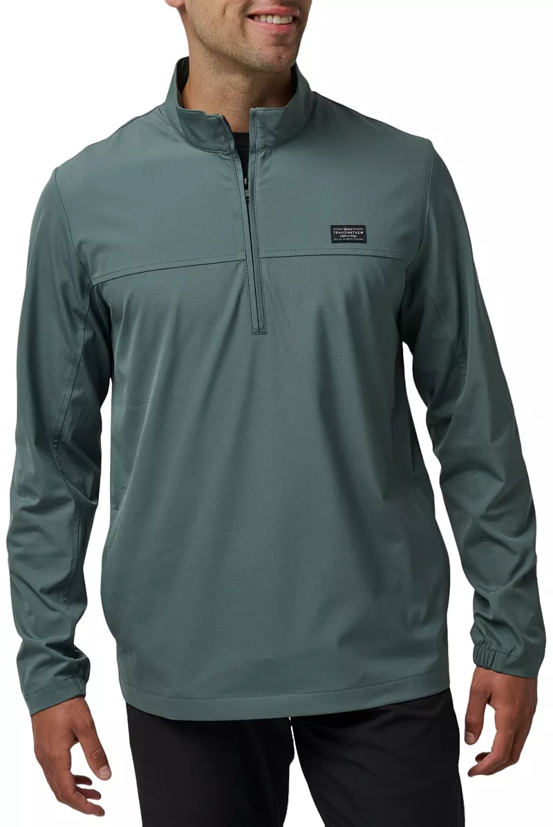 

Мужская куртка для гольфа TravisMathew Wanderlust на молнии 1/4, цвет Balsam Green