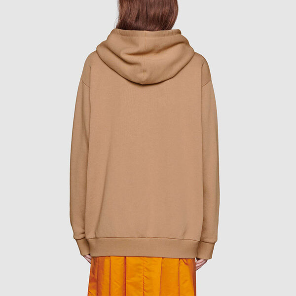 Толстовка x the north face cotton hoodie 'brown' Gucci, коричневый — фото 4