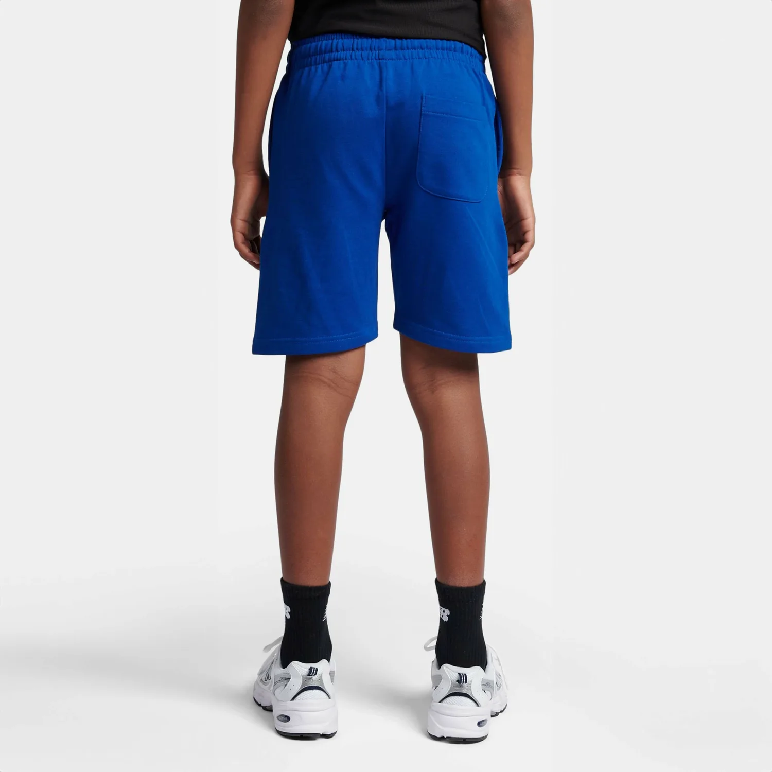 Детские шорты Shohei Ohtani Junior Graphic French Terry Shorts с логотипом "Always on Logo" New Balance, TRY Team Royal — фото 3