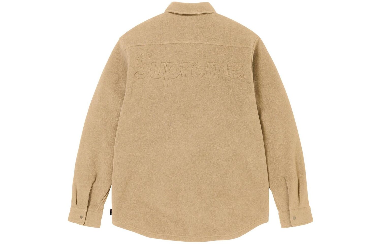 X POLARTEC Совместная рубашка унисекс Supreme, бежевый — фото 4