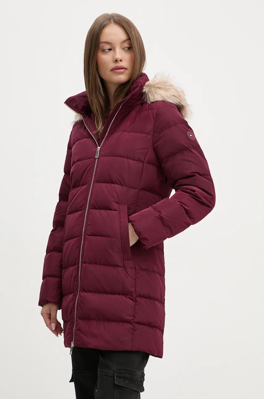 

Пуховик Tommy Hilfiger, гранатовый