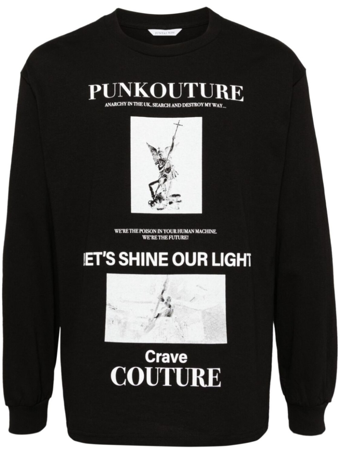 

JUNTAE KIM футболка Punkcouture, черный