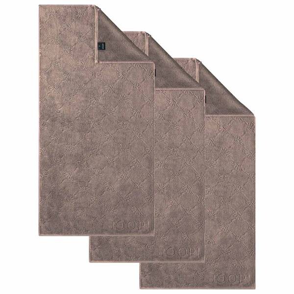 

Полотенце для рук Joop! Uni Cornflower 3er Pack, 100x10x50 см, песочный