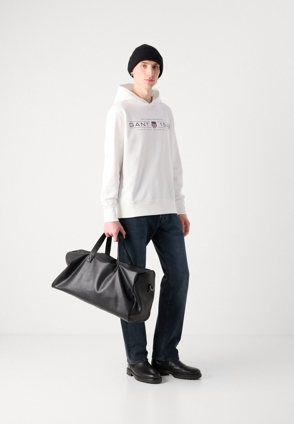 

Толстовка с капюшоном GRAPHIC HOODIE GANT, молочный