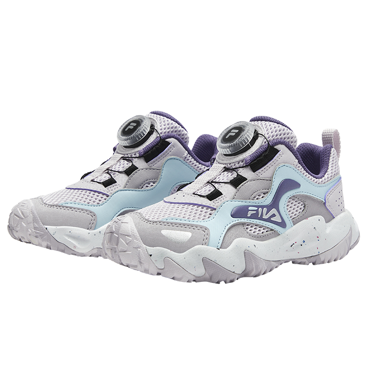 FILA KIDS Низкие детские уличные кроссовки Light Purple/Marble Purple для детей 3-7 лет — фото 4