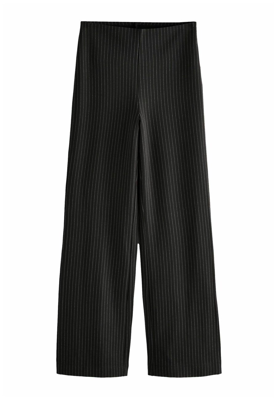 

Брюки Next SMOOTHING PONTE WIDE LEG -REGULAR FIT, Black Pinstripe/Black