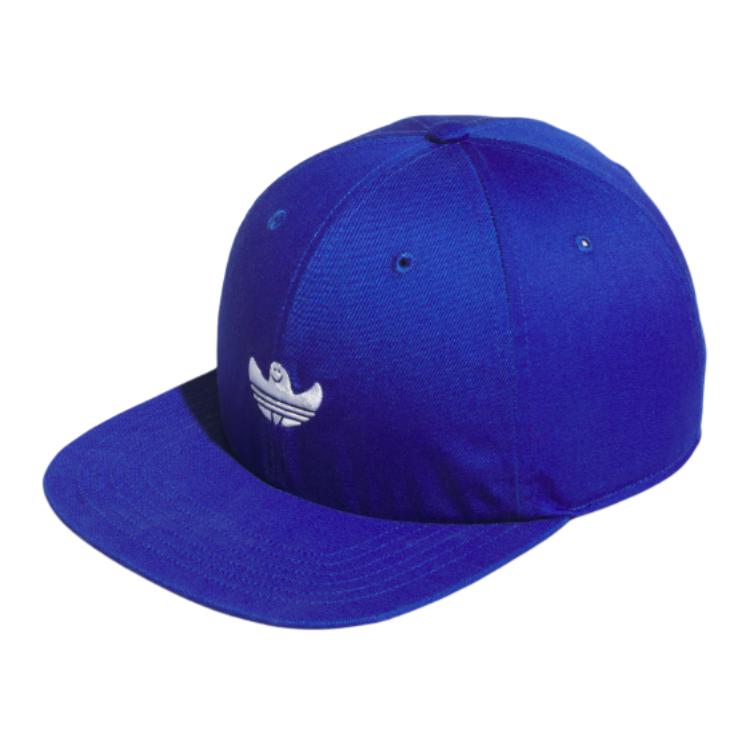 

Adidas Переработанная полиэстеровая бейсболка унисекс синяя, Blue