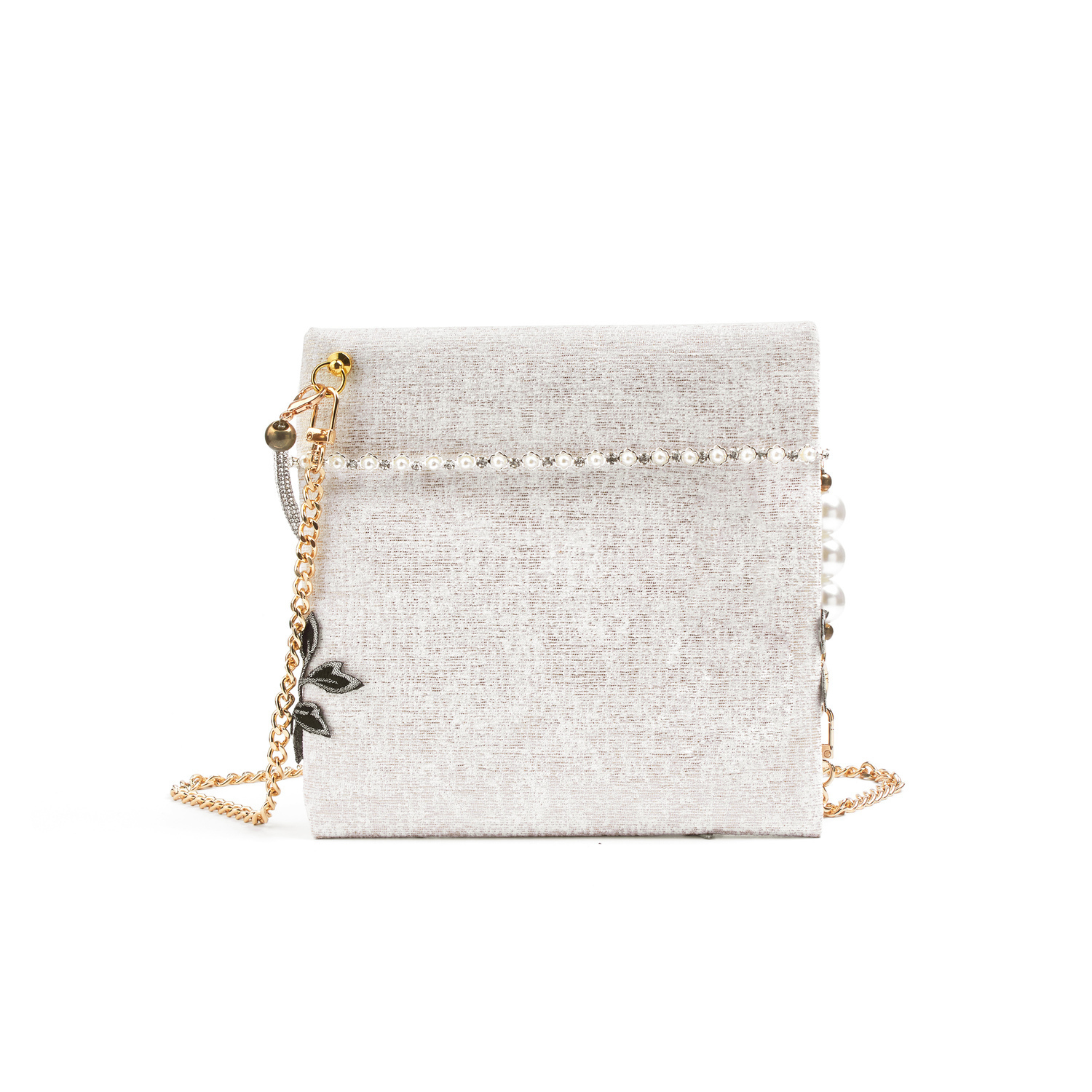 CHANEL [косметичка на заказ] Amber, Radiant Gold Language портативная косметичка для поездок на работу, сумка через плечо — фото 4