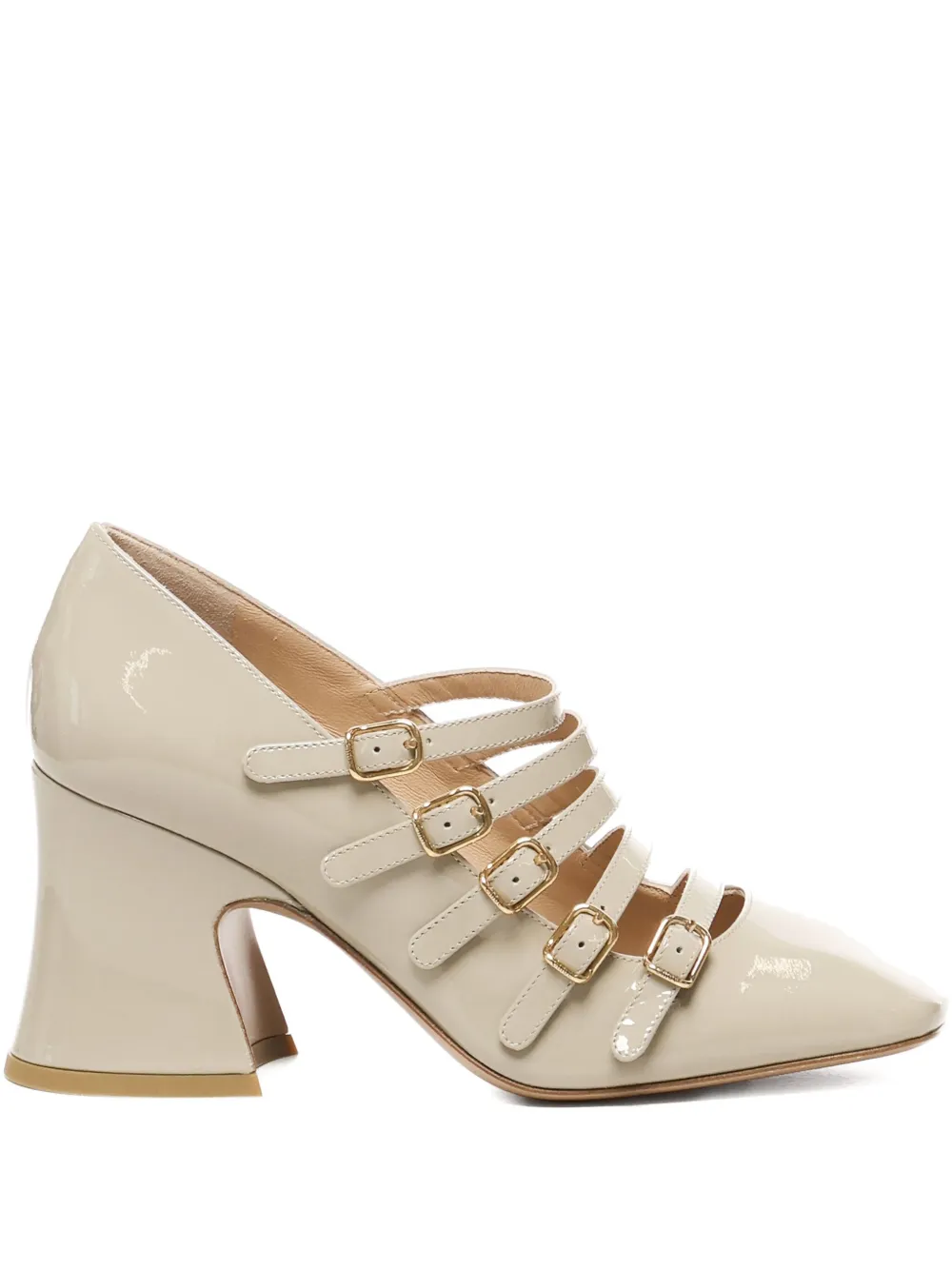 Туфли Janis 80 с пряжкой CHLOÉ, нейтральный