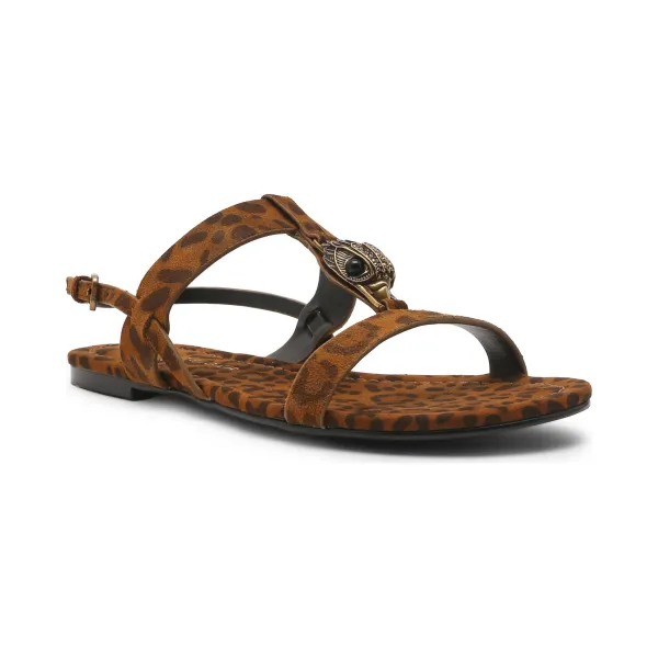 Кожаные сандалии Хэмптон Kurt Geiger, коричневый