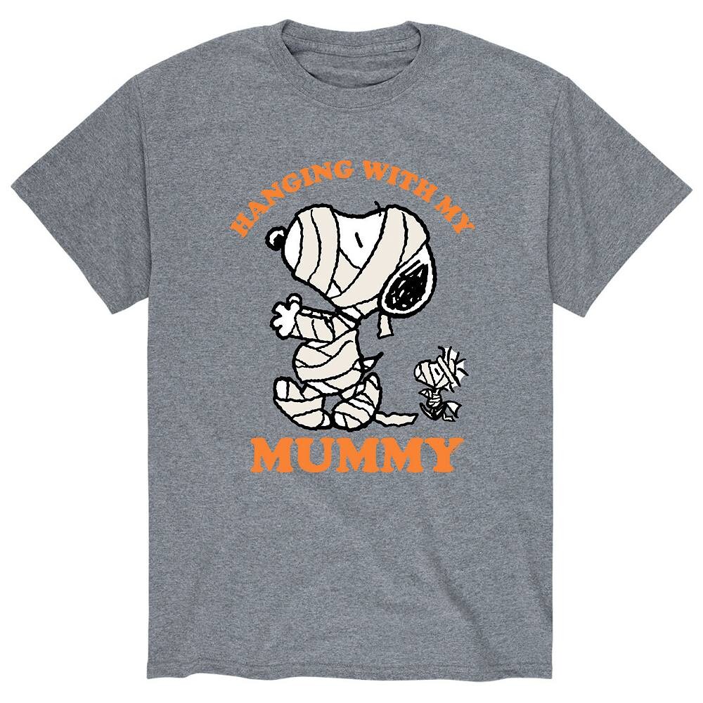 

Мужская футболка Snoopy My Mummy цвета арахиса Licensed Character, серый