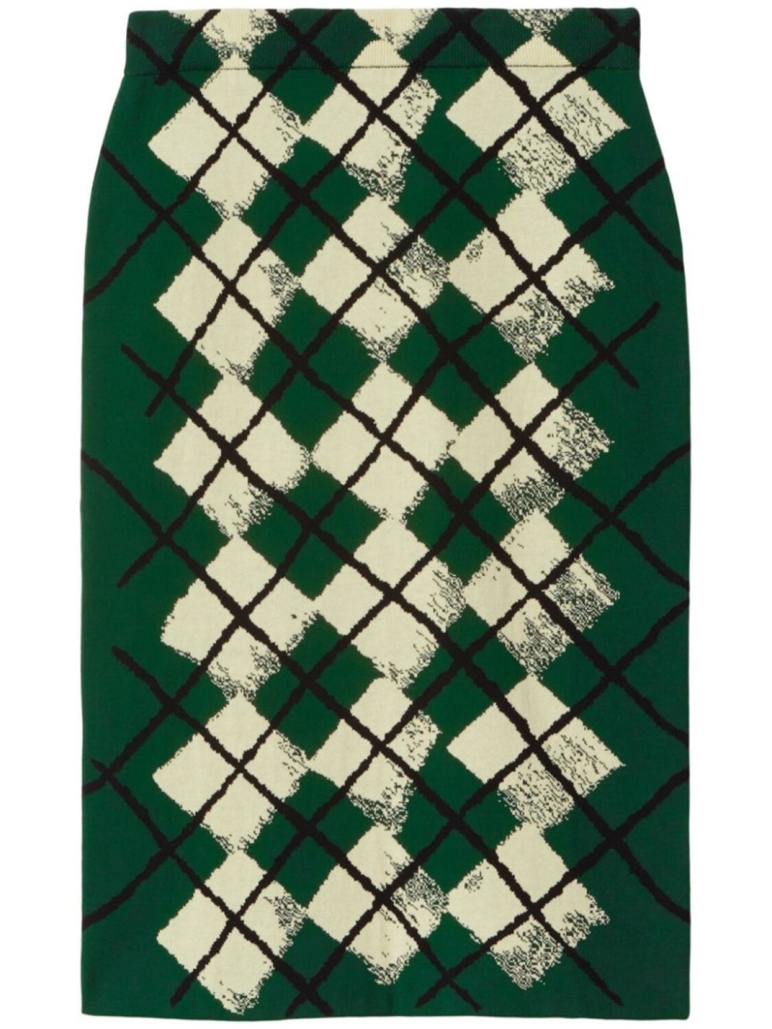 

Burberry юбка миди с узором аргайл, зеленый