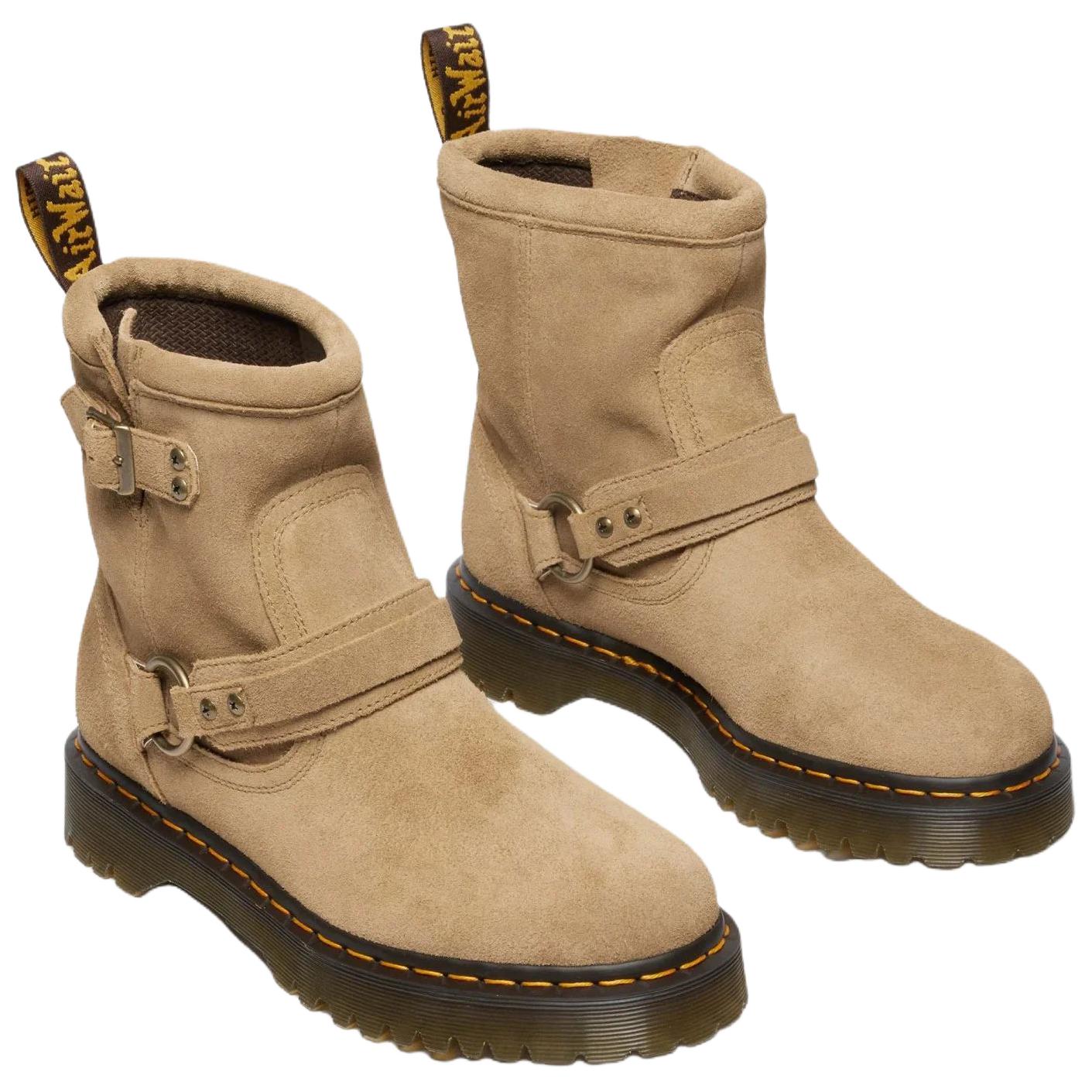 ANISTONE HARNESS ботинки до щиколотки 3.5cm Unisex Tan Dr.Martens, коричневый — фото 4