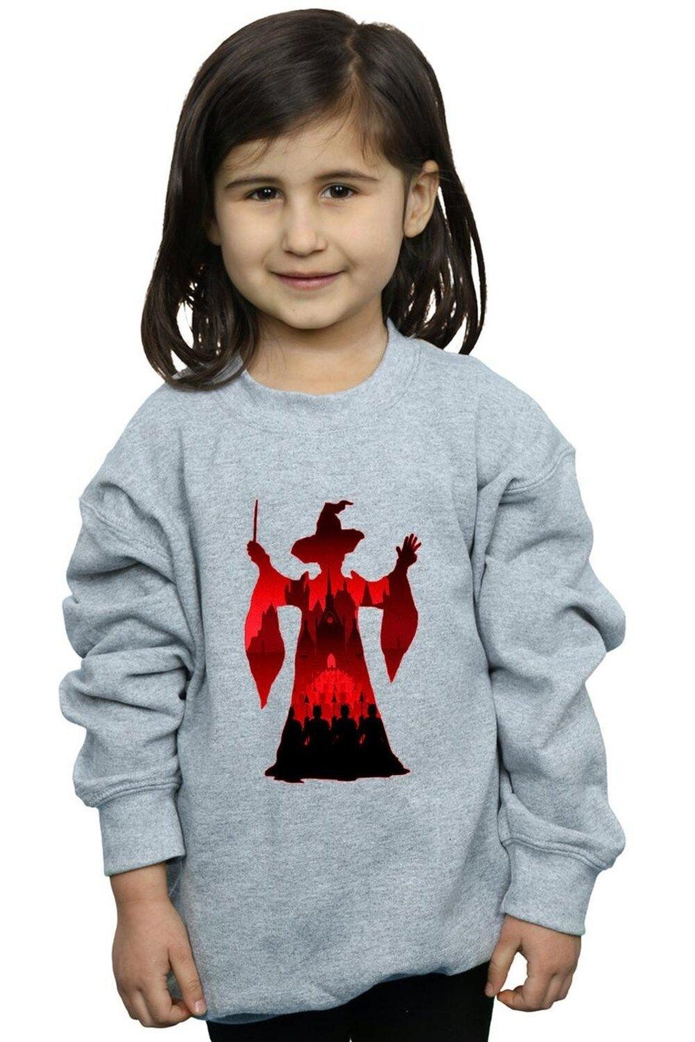 

Толстовка с силуэтом Минервы МакГонагалл Harry Potter, серый