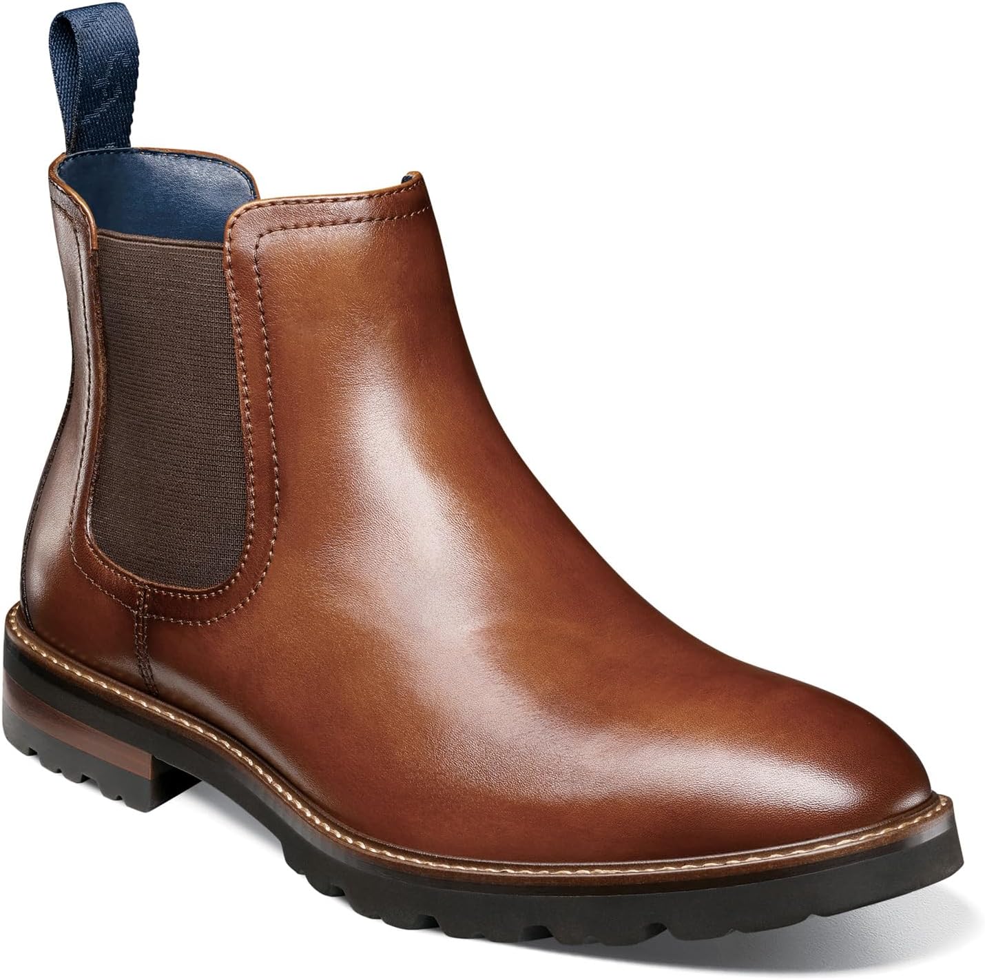 

Мужские ботинки Florsheim, Renegade с гладким носком и вставками Gore, Cognac