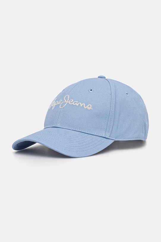 

Хлопковая кепка с козырьком MALLON CAP Pepe Jeans, синий