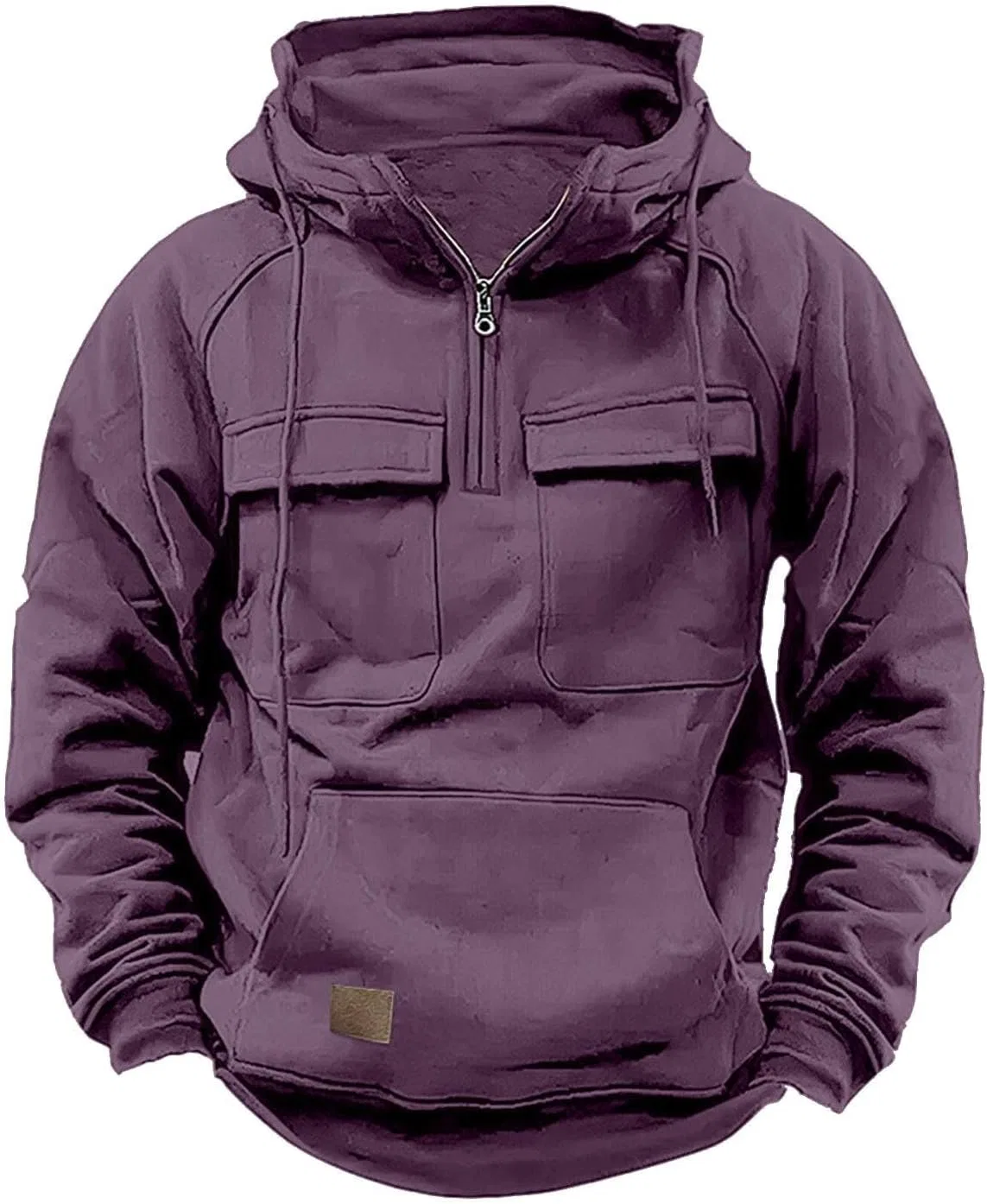 Худи мужское тактическое, Polyester, Purple-1