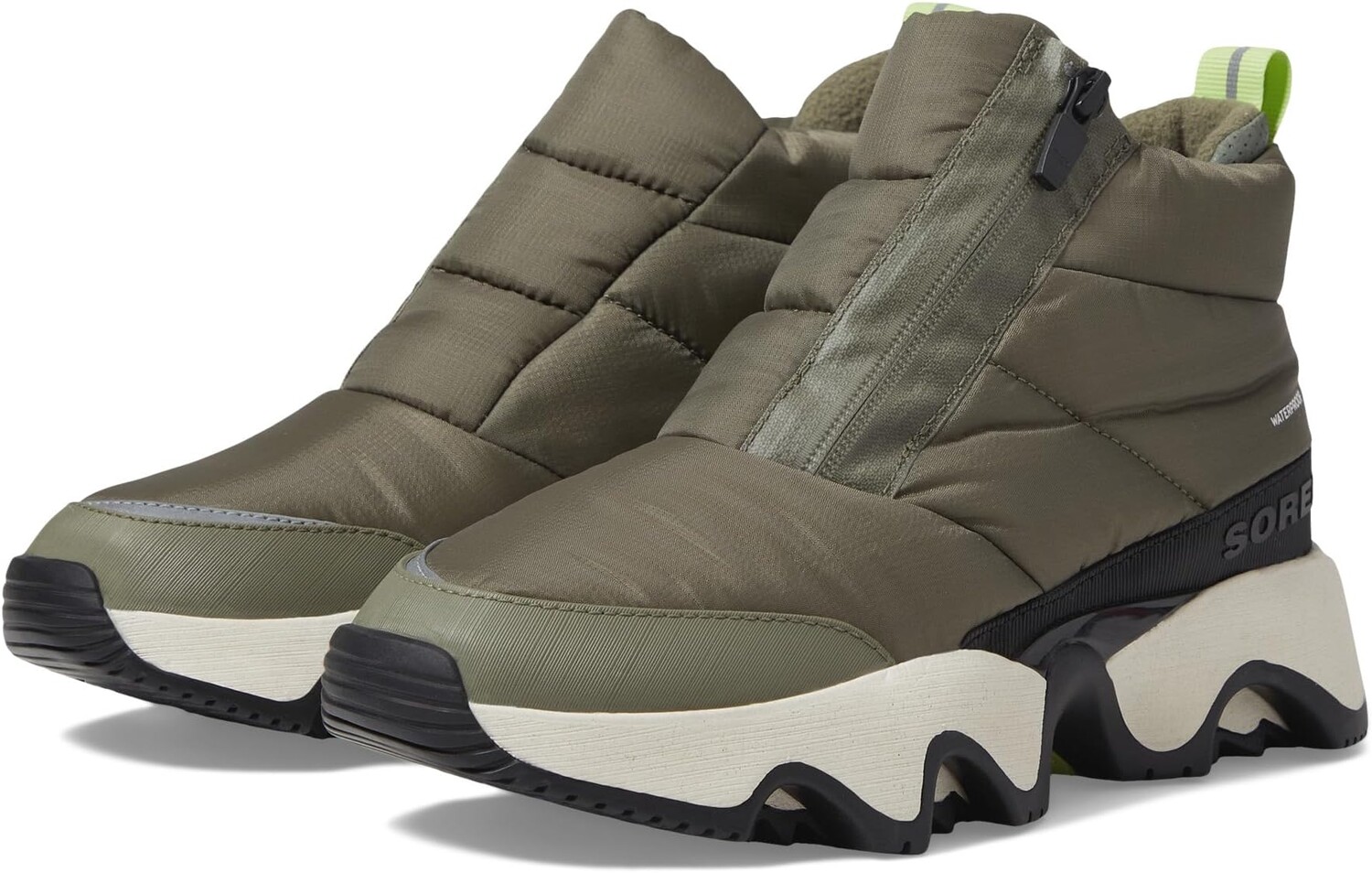 

Кроссовки Kinetic Impact Puffy Zip Waterproof SOREL, цвет Stone Green/Black, Зеленый, Кроссовки Kinetic Impact Puffy Zip Waterproof SOREL, цвет Stone Green/Black