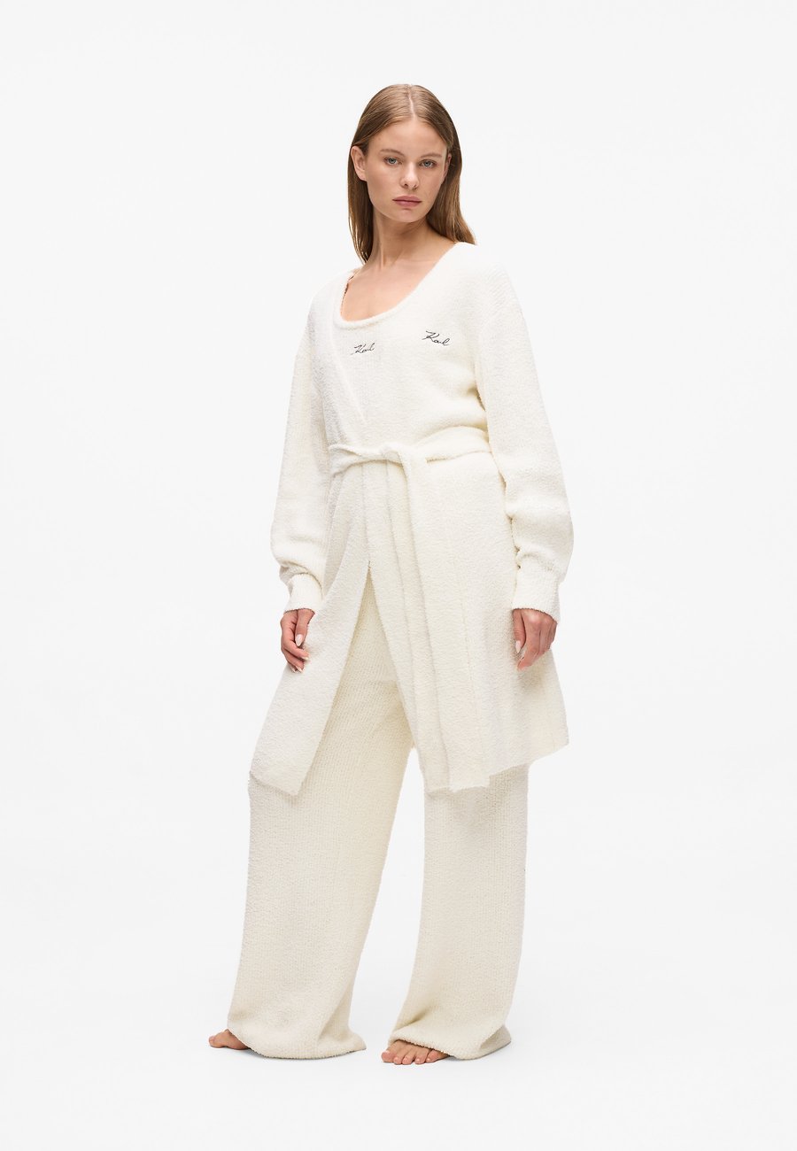 

Кардиган KARL LAGERFELD KARL LAGERFELD LOUNGEWEAR TOP SIGNATURE CARDIGAN, Cannoli Cream/Beige