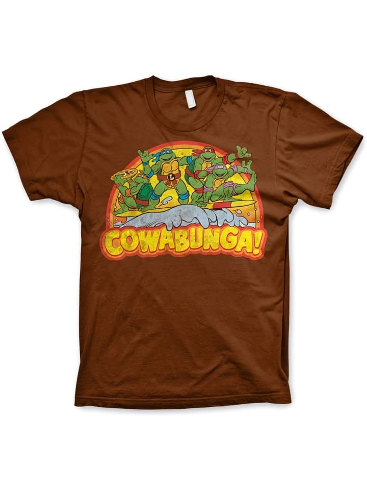 

Коричневая футболка Teenage Mutant Ninja Turtles, Коричневый, Коричневая футболка Teenage Mutant Ninja Turtles