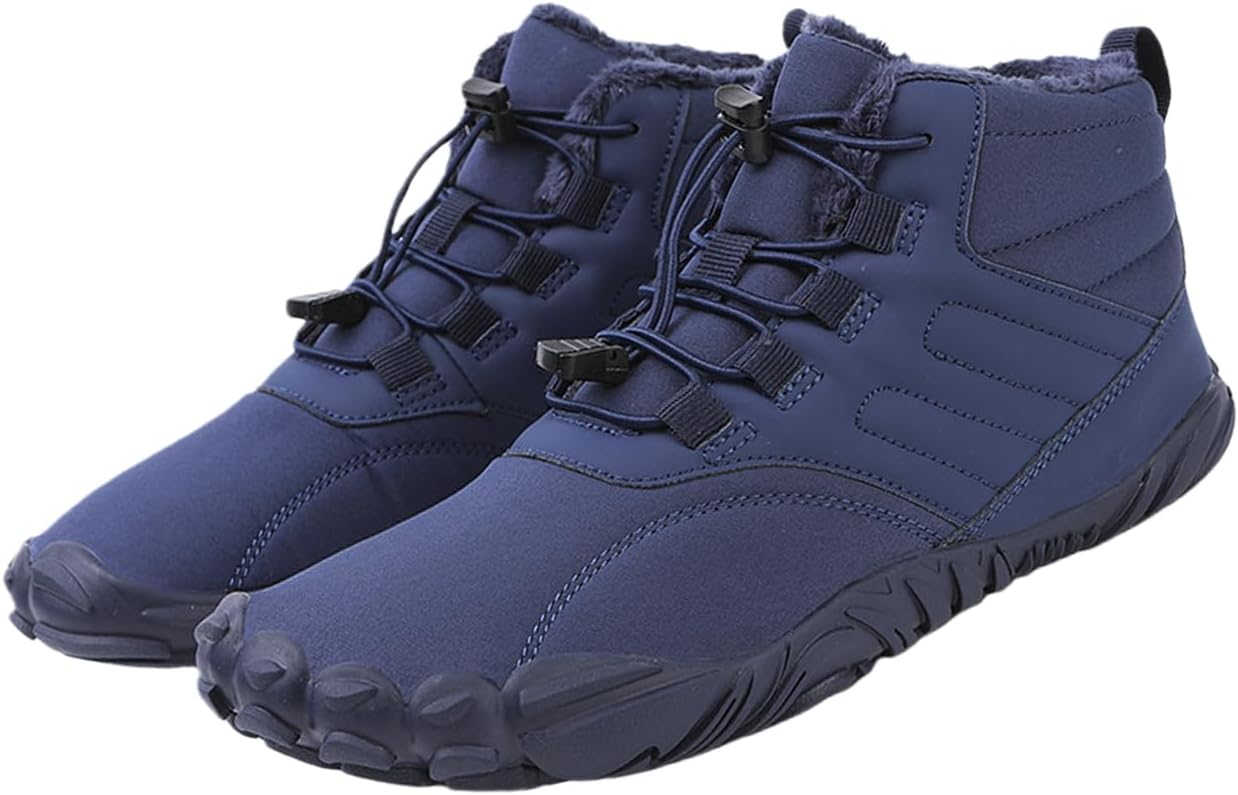 

Ботинки для женщин и мужчин, зимние снежные и походные ботинки, водонепроницаемые теплые ботинки с нескользящей подошвой Generic, синий