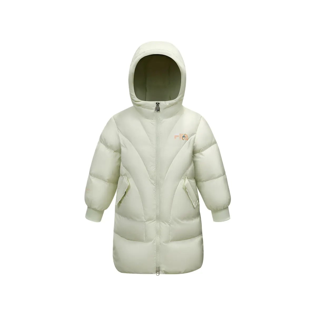 

Пуховик BIDETU,LIANMINGKUAN для детей 3-7 лет FILA KIDS, зеленый