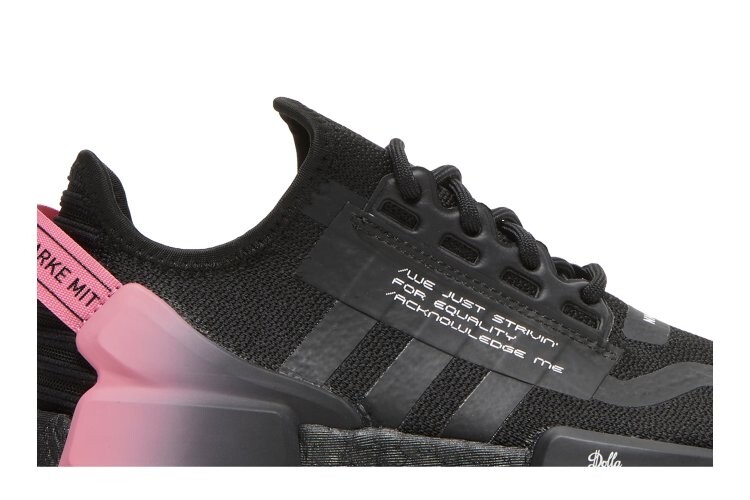 Кроссовки Adidas Damian Lillard x NMD_R1 V2 J, черный — фото 2