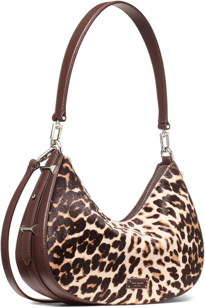 

Сумка через плечо Kate Spade New York Liv Downtown Leopard Haircalf Convertible Shoulder, цвет Leopard Multi