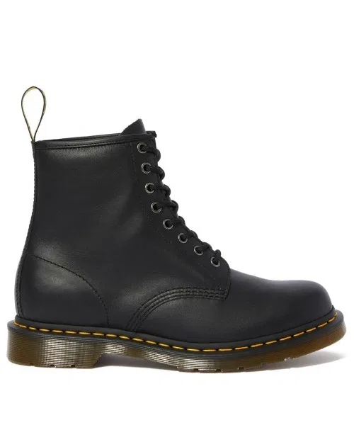 Ботинки Dr. Martens 1460 Nappa 8-дырочные кожаные чёрные
