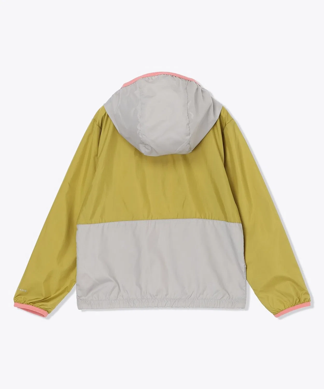 Детская ветровка Columbia Back Bowl II Hooded Windbreaker, зелёная — фото 4