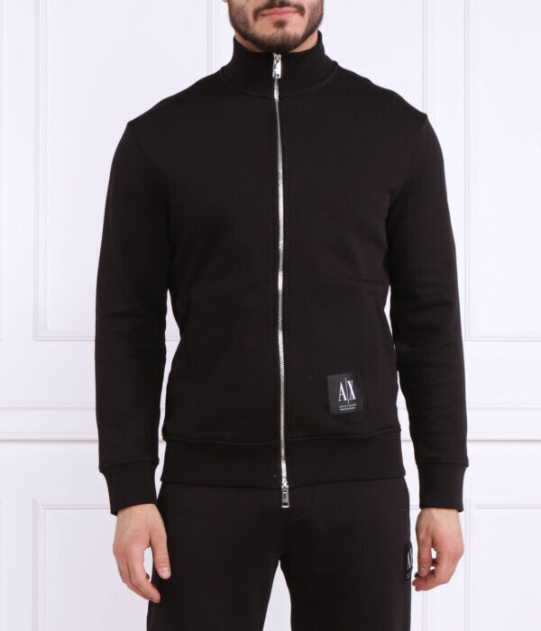 

Толстовка Armani Exchange Regular Fit на молнии, черный