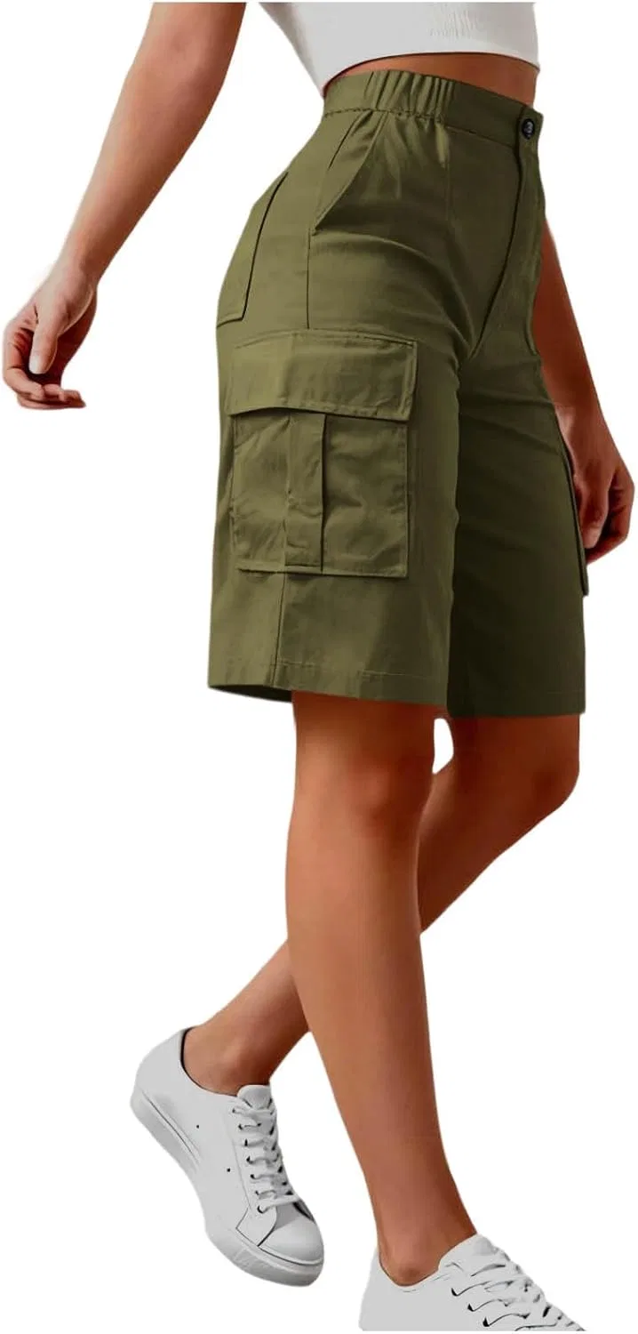 Шорты для хайкинга, карго, Twill, Army Green