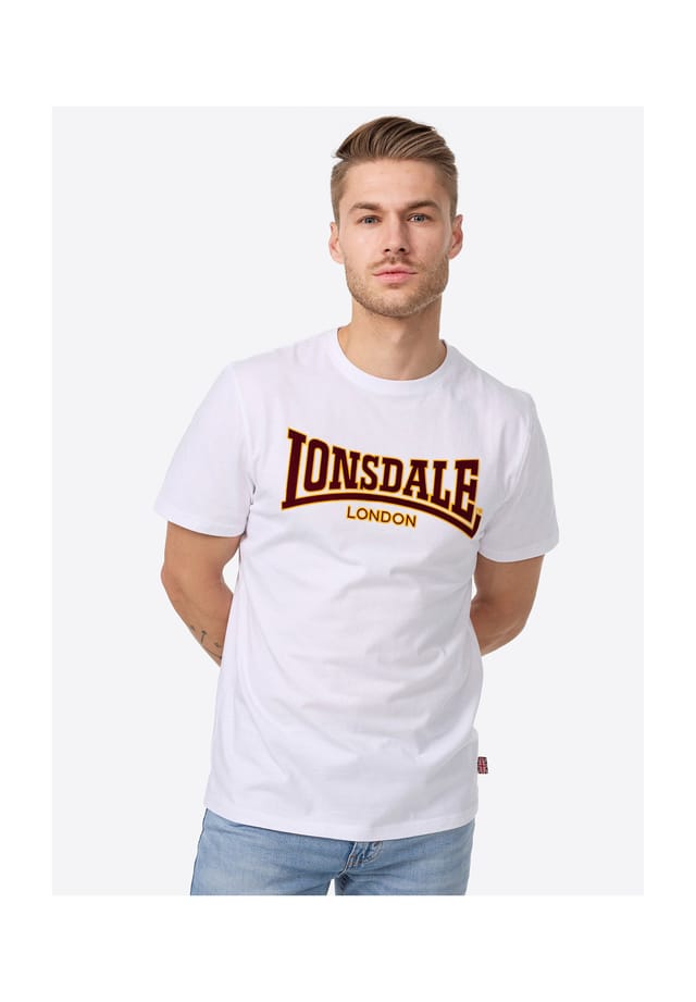 

Футболка облегающая классическая Lonsdale, белый