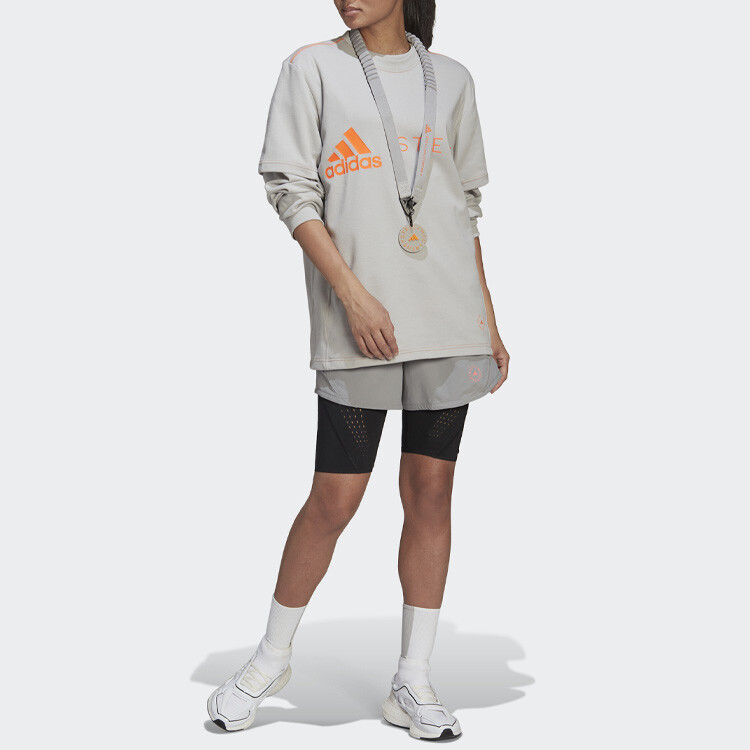 Одежда Футболка женская серая Adidas — фото 2