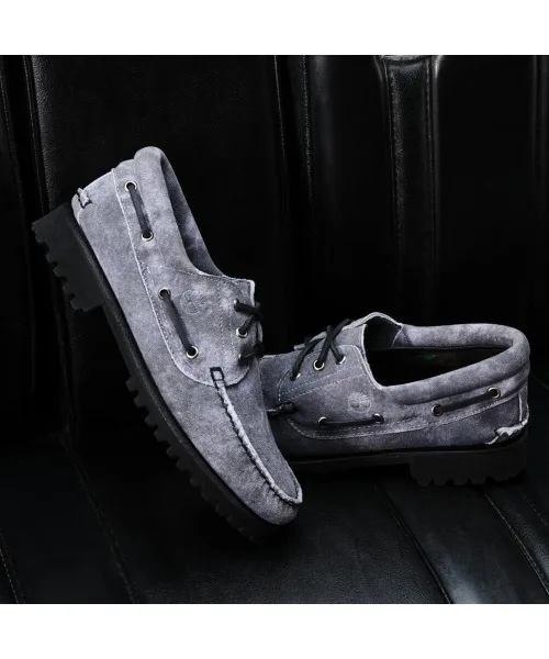 Мужская обувь Timberland 3-eye Lug Handsewn Boat Shoes — фото 2