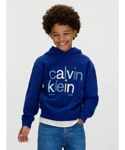 

Толстовка Regular fit Calvin Klein Jeans, синий