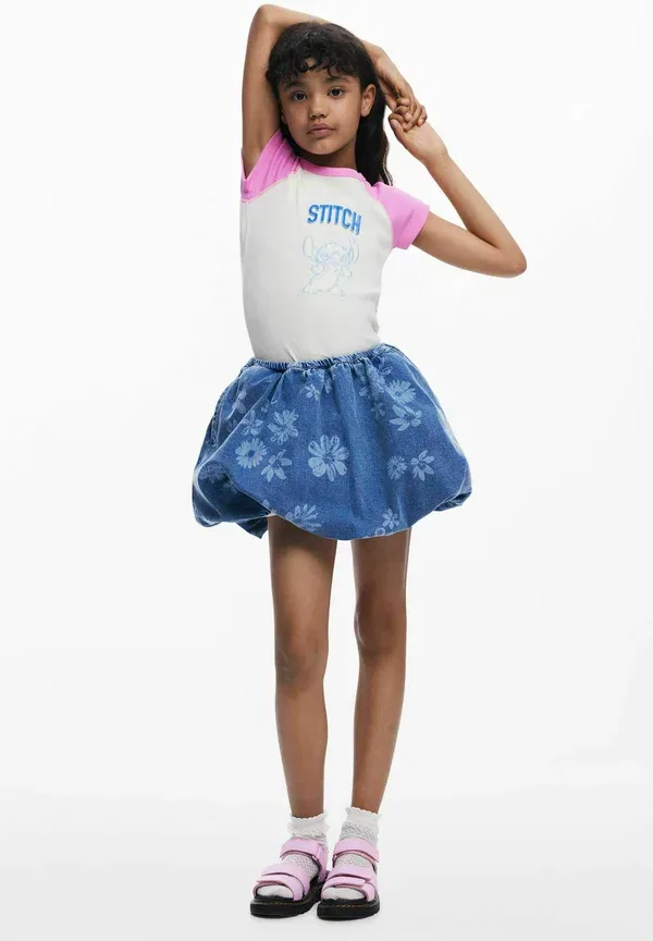 Футболка с коротким рукавом и принтом Stitch Desigual, белый
