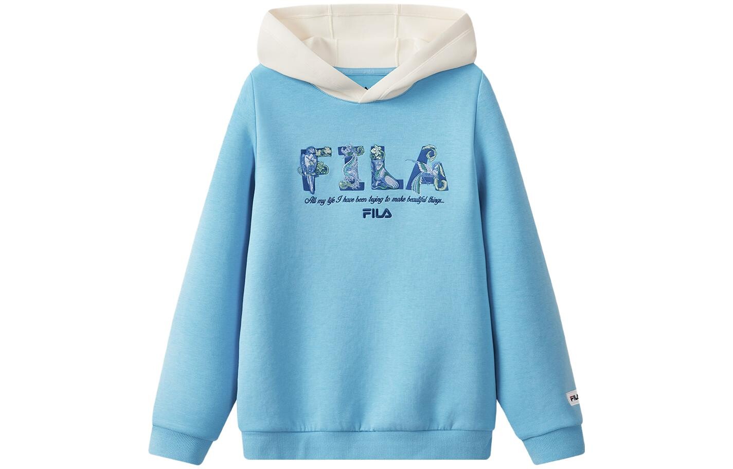 

Детская толстовка Fila Kids, цвет Ring focus blue