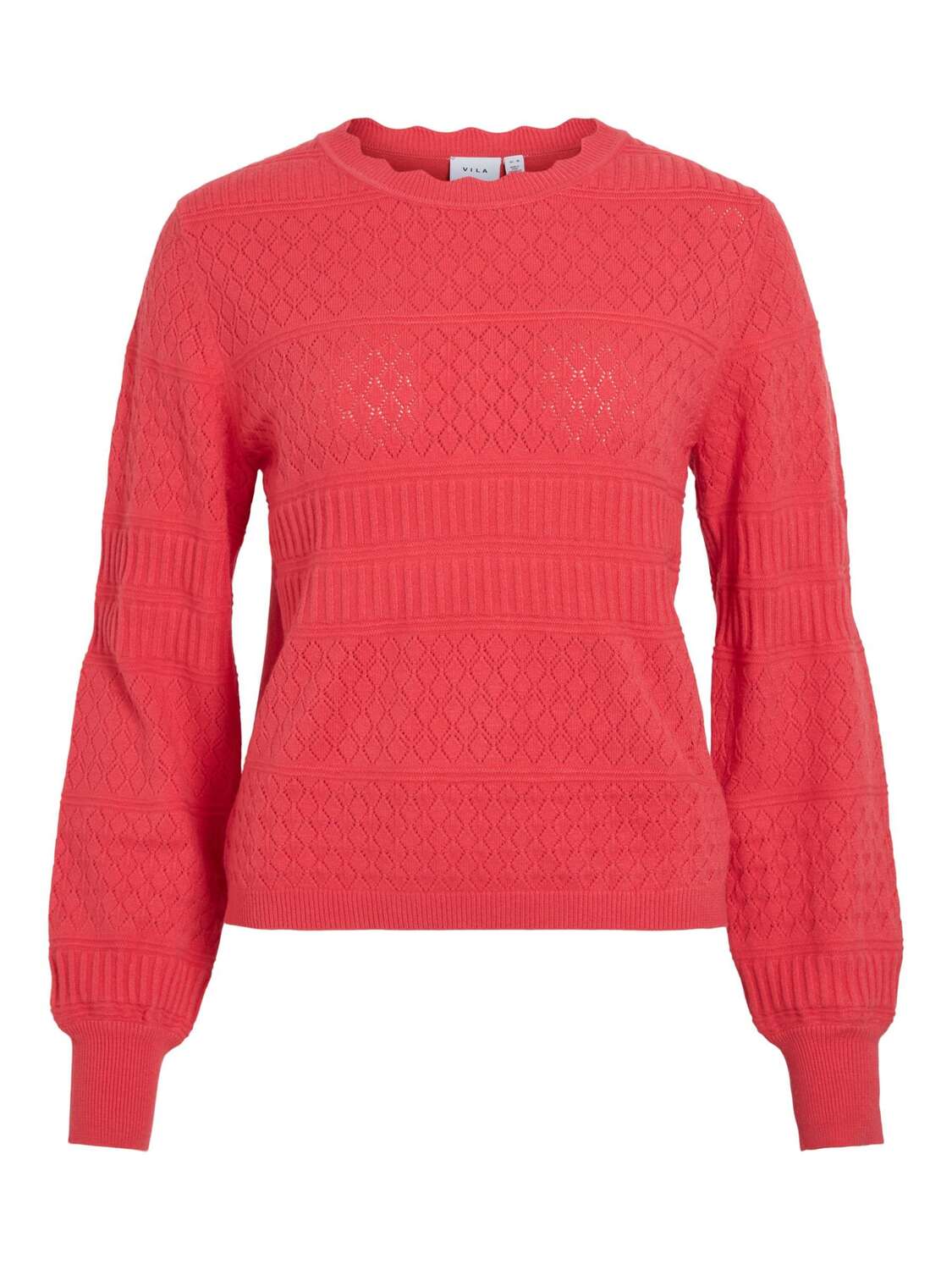 

VILA Свитер 'VIMilos' в светло-красном цвете