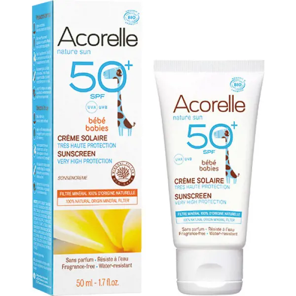 

Солнцезащитный крем Protector Solar Para Bebé Spf50+ Acorelle, 50 мл