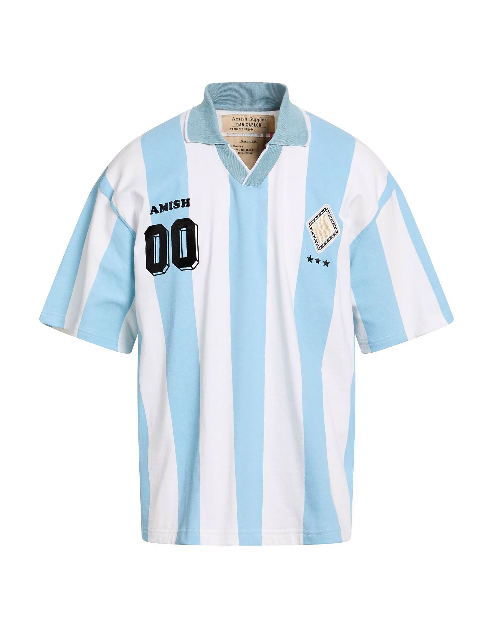 

Футболка X Dan Sablon Amish Supplies, небесно-голубой