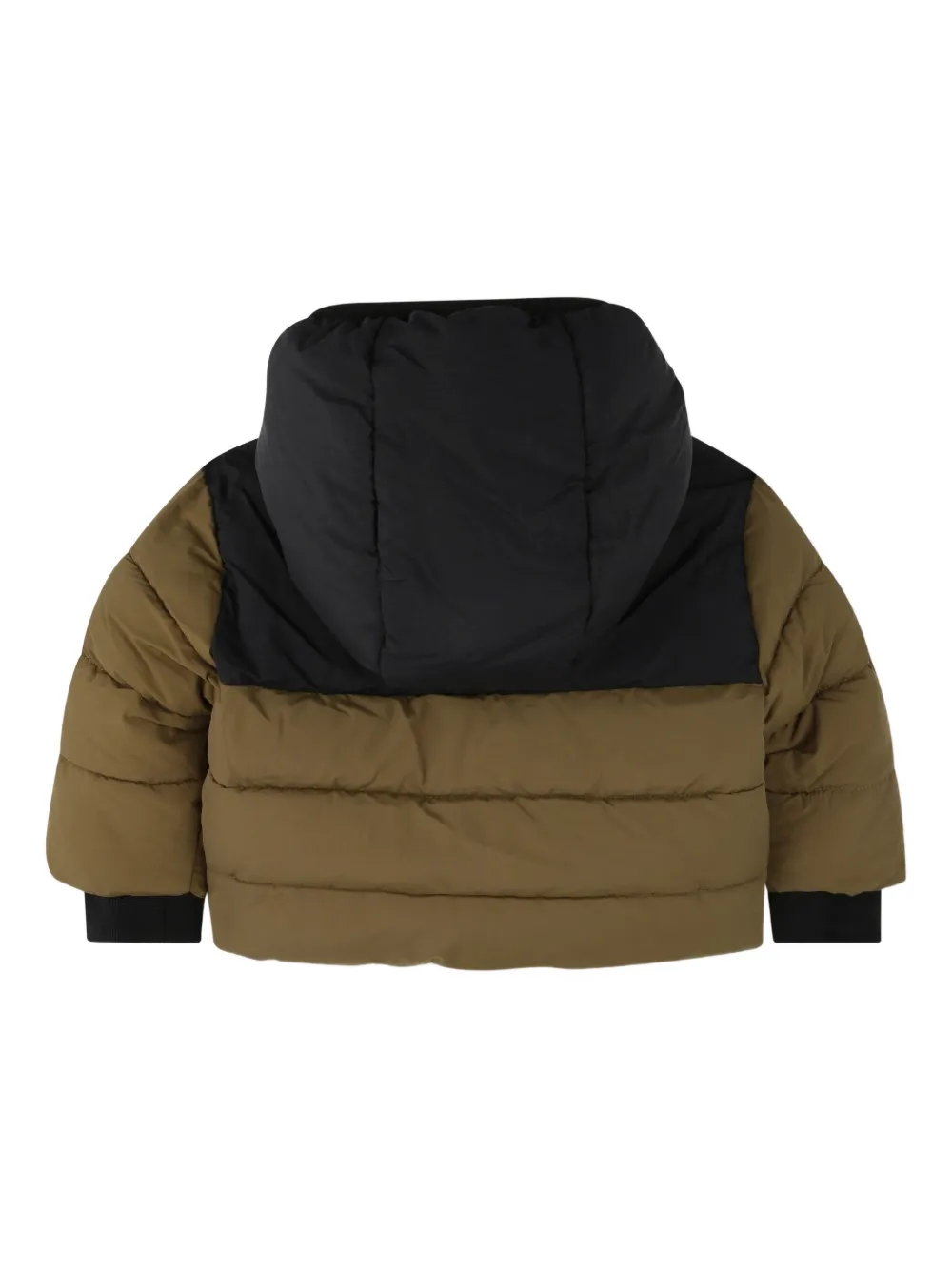 Двухцветная стеганая куртка Timberland Kids, зеленый — фото 2