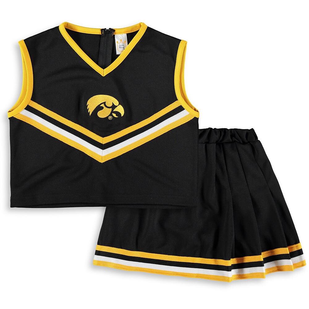 Детский комплект из двух предметов черного цвета Iowa Hawkeyes для девочек, цвет Iwa Black — фото 2