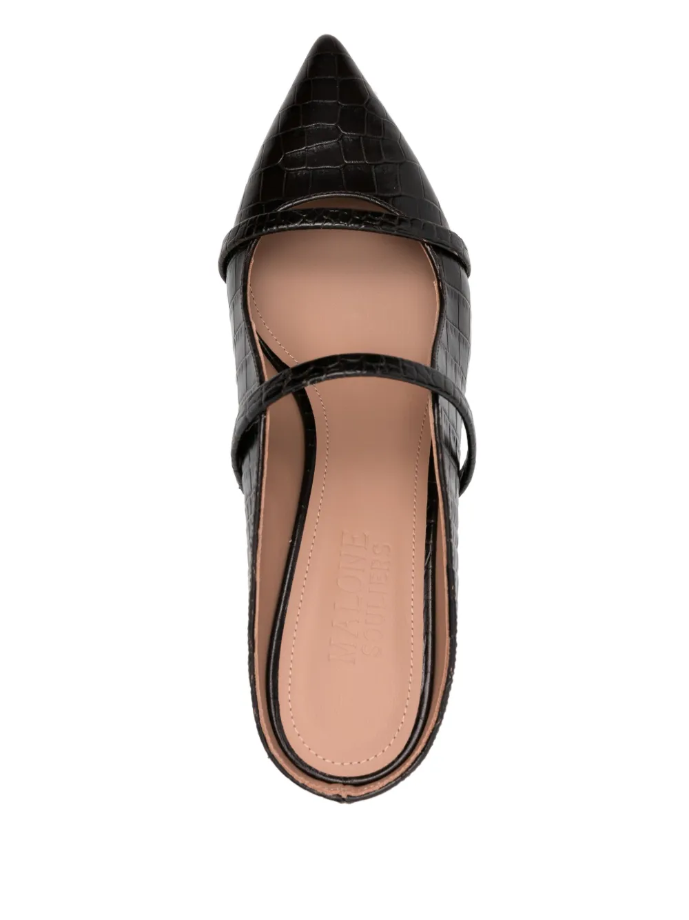 Мюли Maureen 60 с заостренным носком Malone Souliers, коричневый — фото 3