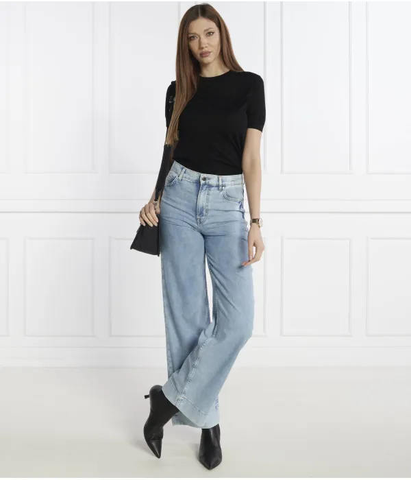 Шерстяной свитер Falyssiasi Regular fit Boss, черный — фото 2