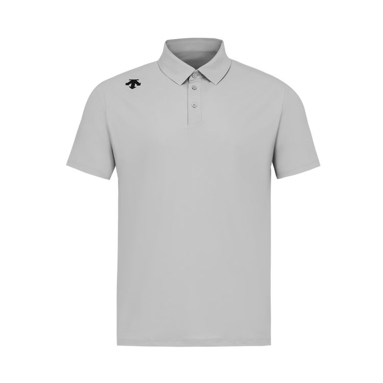 

Тренировочная поло для мужчин DESCENTE, Lg-Oyster Mushroom