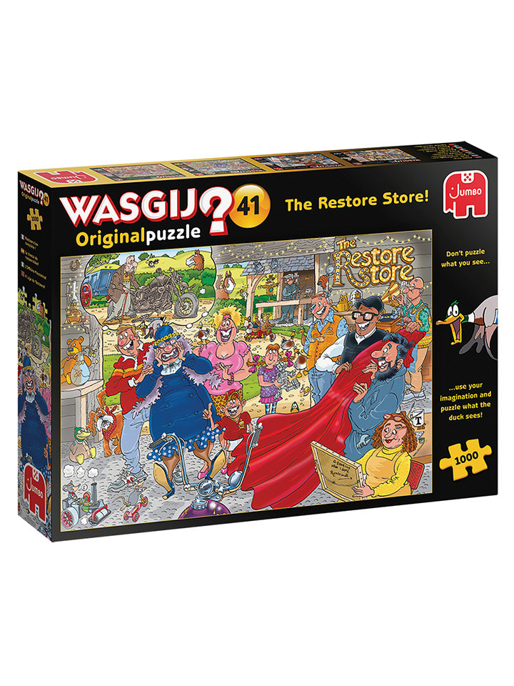 

Пазл из 1000 деталей "Wasgij Original 41 - The Restore Store!" - для детей от 12 лет и старше