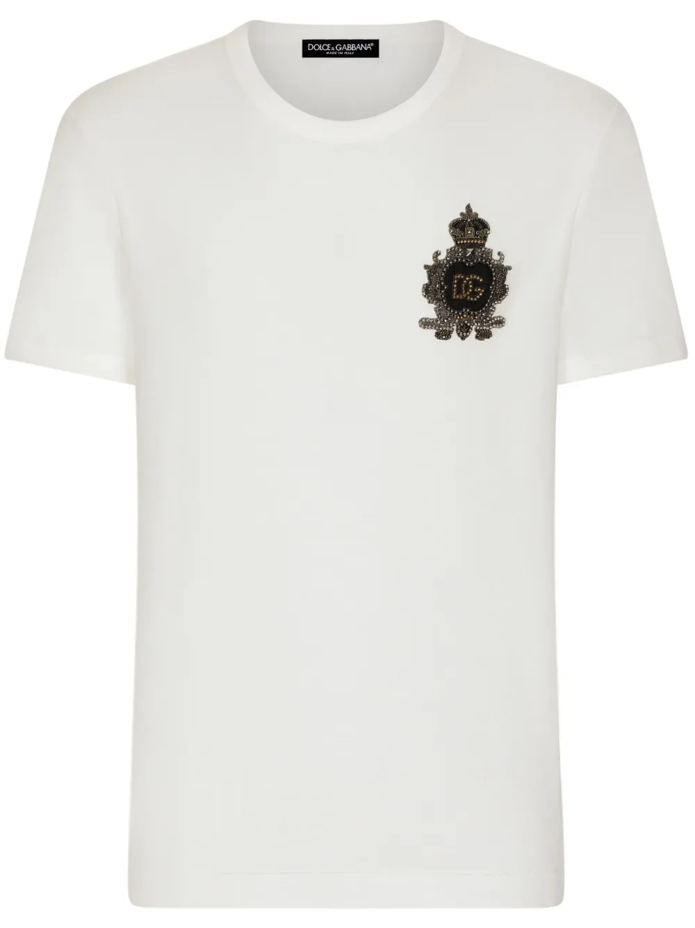 

Футболка с нашивкой-логотипом DOLCE & GABBANA, белый