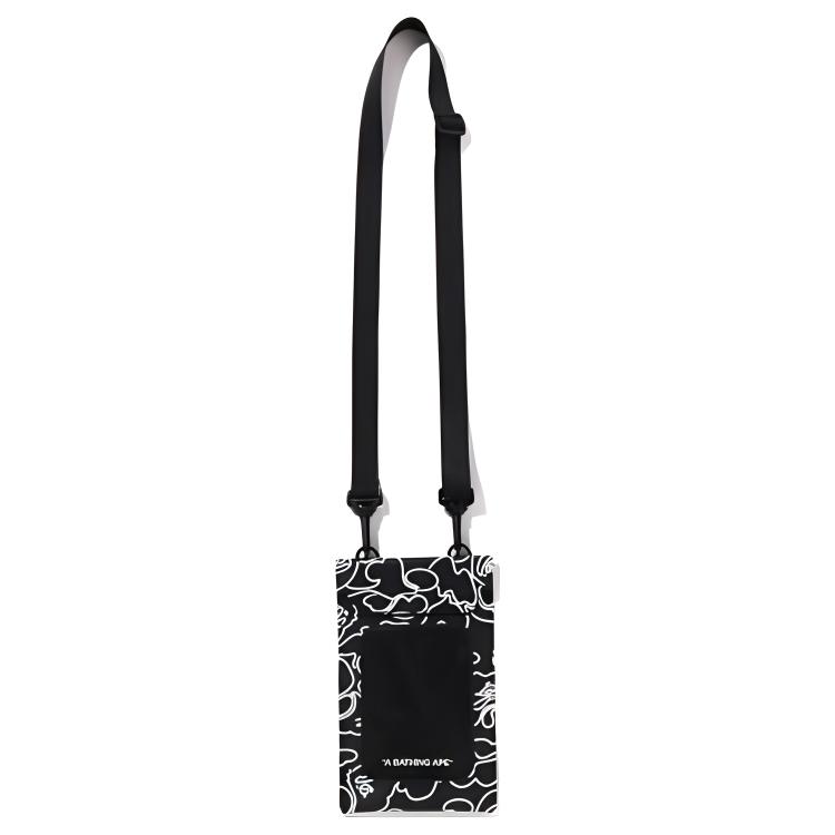 

A BATHING APE Кристальный плечевой рюкзак, Black
